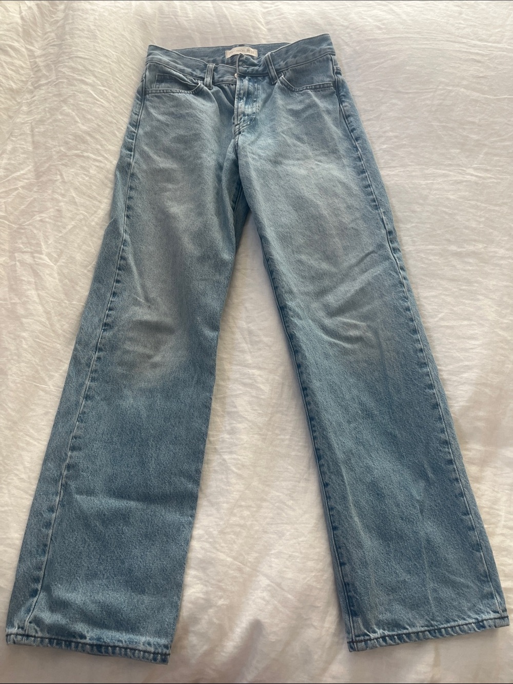 J.W. Anderson Uniqlo Light Blue Straight-Leg Jeans from Japan